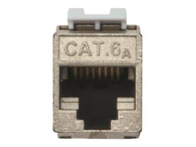 DIGITUS - CAT 6A Keystone Modul, geschirmt mit intelligentem Kabelmanager, Set (24 Stück)