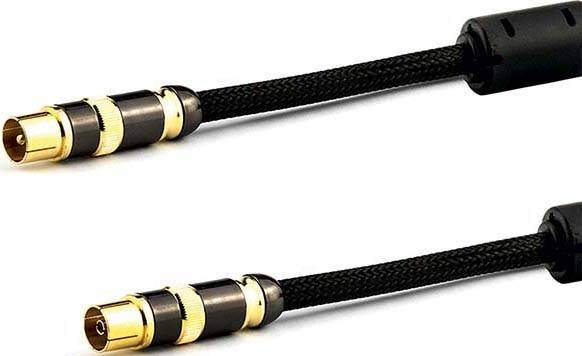 E+P Elektrik Antennenkabel 1,5m sw BA 15