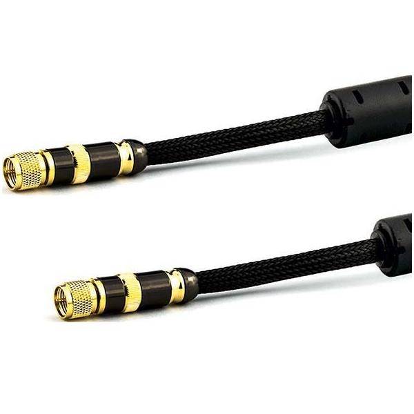 E+P Elektrik SAT-Anschlusskabel 2,5m sw BF 25