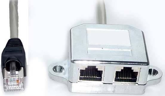 E+P Elektrik Netzwerkadapter 0,1m CC 308 LOSE