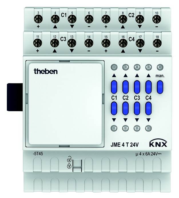 Theben Jalousieaktor JME 4 T 24V KNX