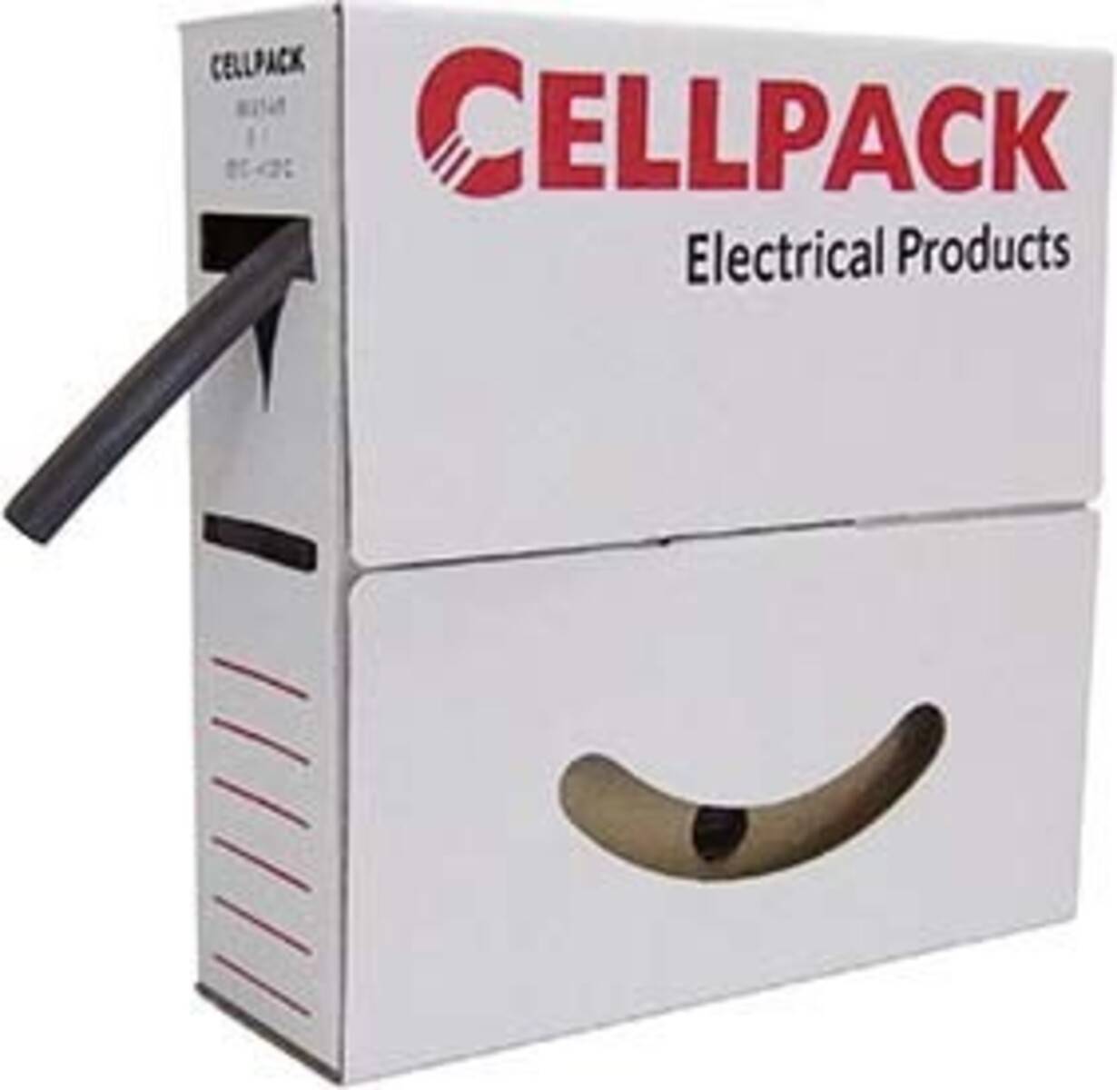 Cellpack Schrumpfschlauch-Abrollbox SB/12-4/grün-gelb/8m