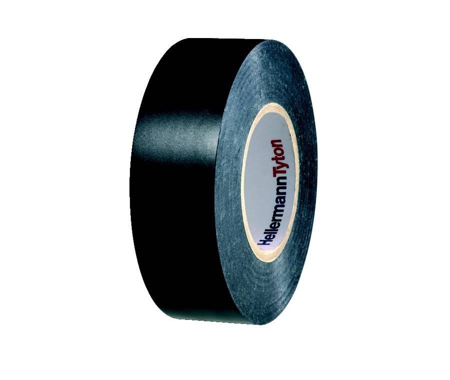 HellermannTyton Isolierband HTAPEFLEX152525PVCBK