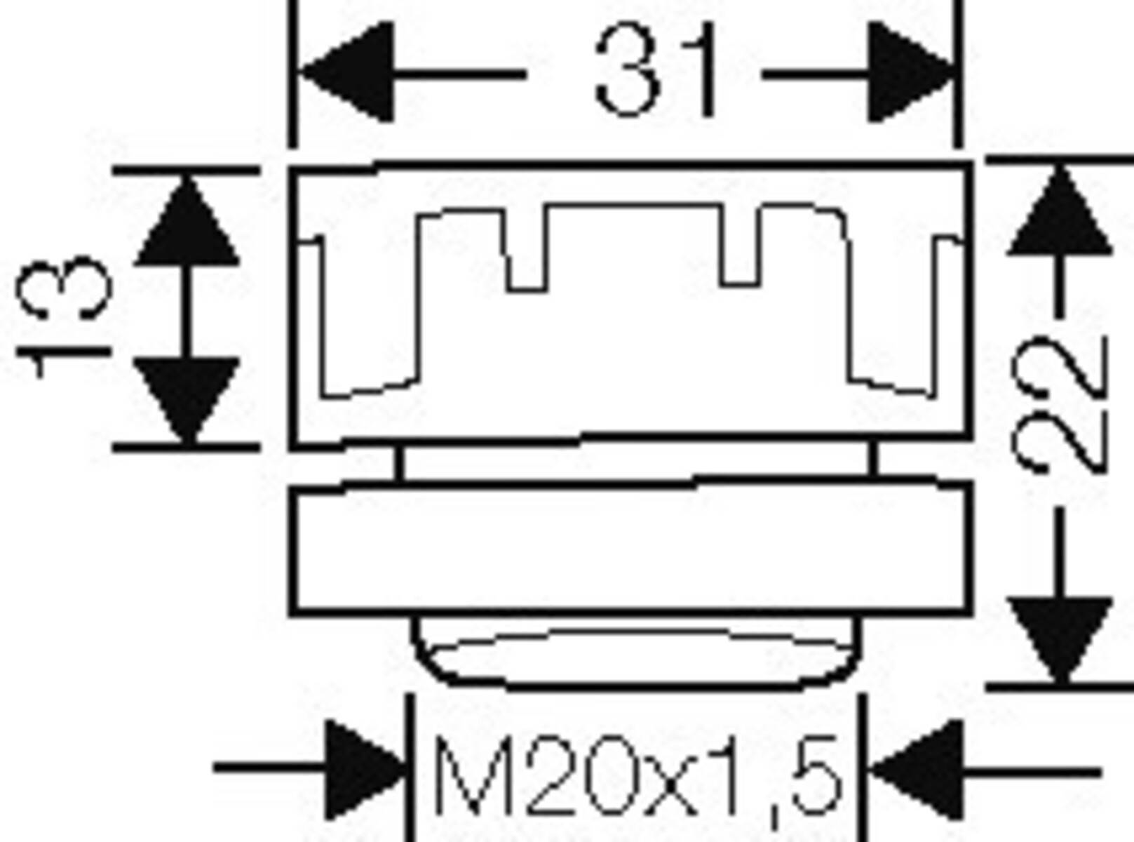 5 Stk. Hensel Druckausgleichselement BM 20G