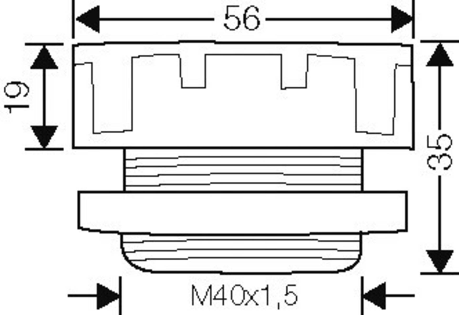 2 Stk. Hensel Druckausgleichselement BM 40G