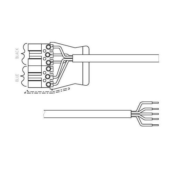 Thorn CONNECT Verbindungskabel P6B 5C 5M 1.5 WLC