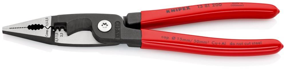 Knipex-Werk Elektro-Installationszange 13 81 200 SB