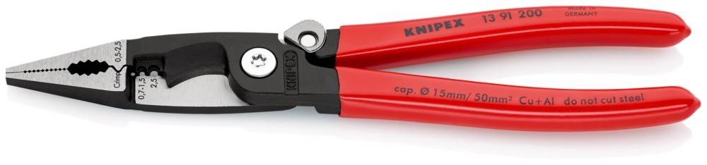 Knipex-Werk Elektro-Installationszange 13 91 200 SB