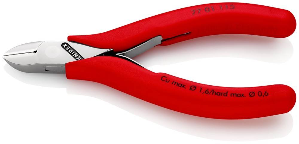 Knipex-Werk Elektronik-Seitenschneider 77 01 115 SB