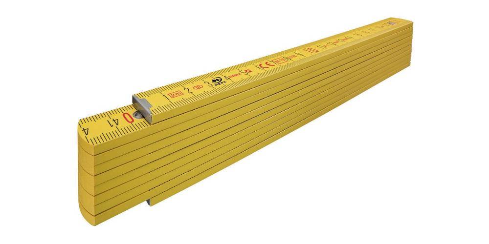 STABILA Gliedermaßstab 407 Länge 2 m Breite 1,70 cm mm/ mm EG III