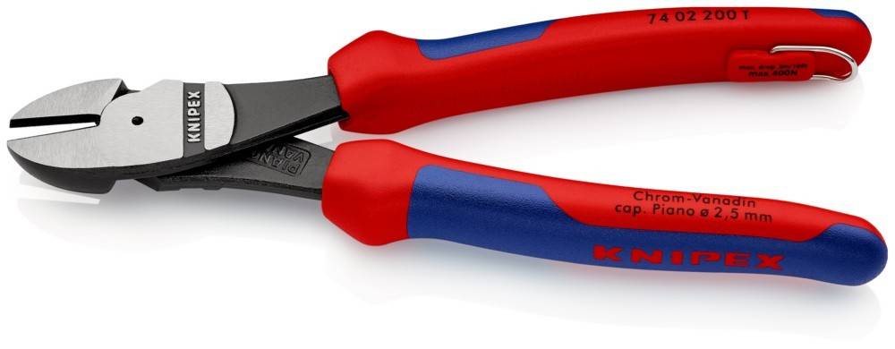 Knipex-Werk Kraft-Seitenschneider 74 02 200 T BK
