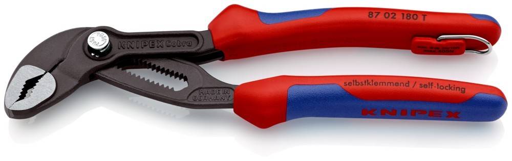 Knipex-Werk Cobra-Wasserpu.-Zange 87 02 180 T BK
