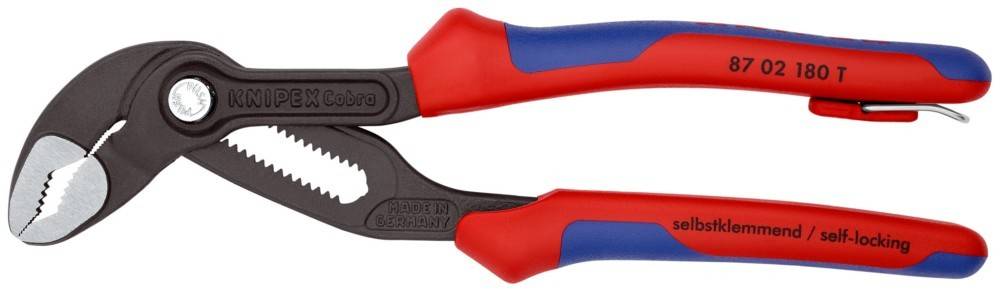 Knipex-Werk Cobra-Wasserpu.-Zange 87 02 180 T BK