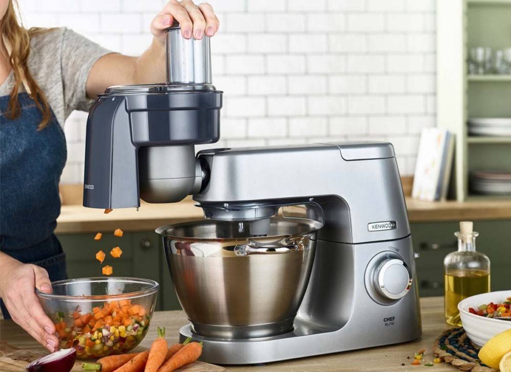 2 Stk. Kenwood Würfelschneide-Zubehör KAX 400 PL gr/Acryl