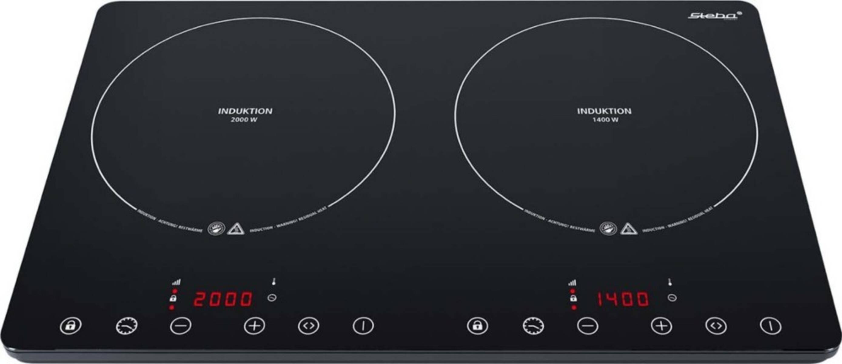 Steba Doppel-Induktionskochfeld IK 650 SLIM sw