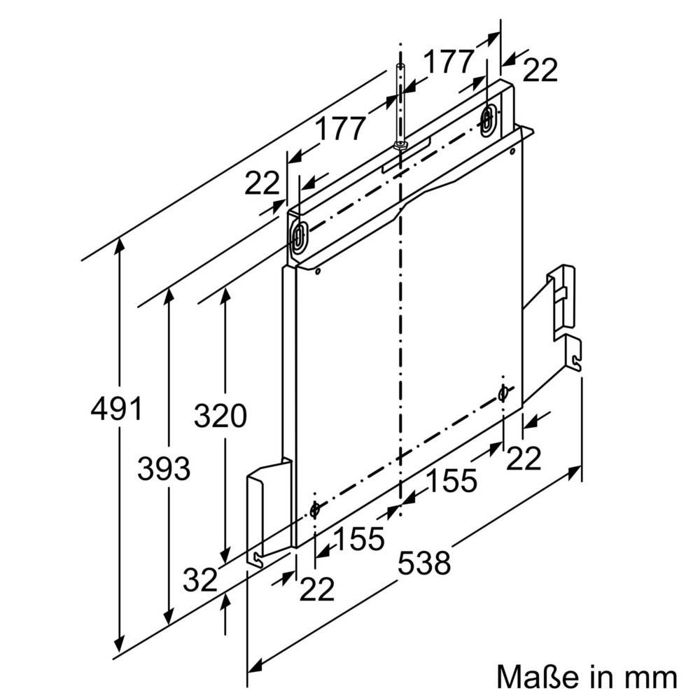 Constructa-Neff Absenkrahmen Z54TL60X0