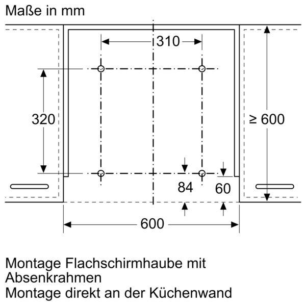 Bosch MDA Absenkrahmen DSZ4660