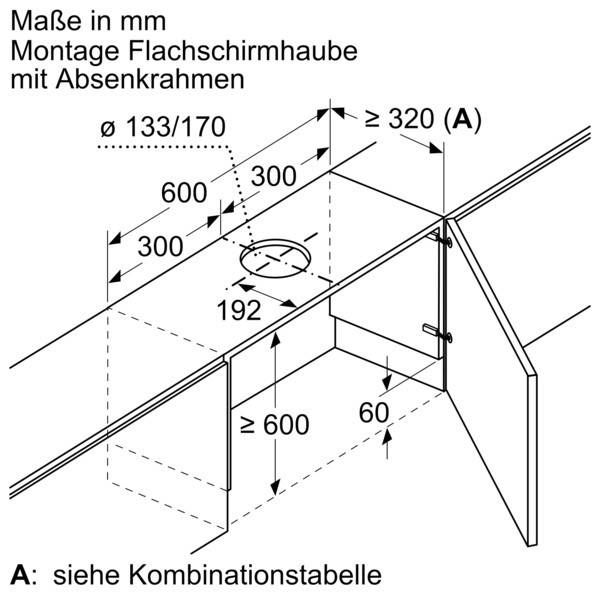 Bosch MDA Absenkrahmen DSZ4660
