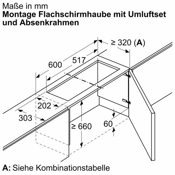 Bosch MDA Absenkrahmen DSZ4660