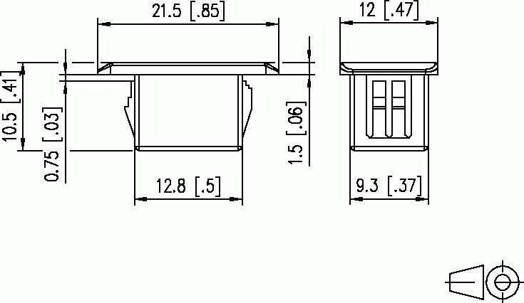 25 Stk. Metz Connect Blindabdeckung 15090502-I
