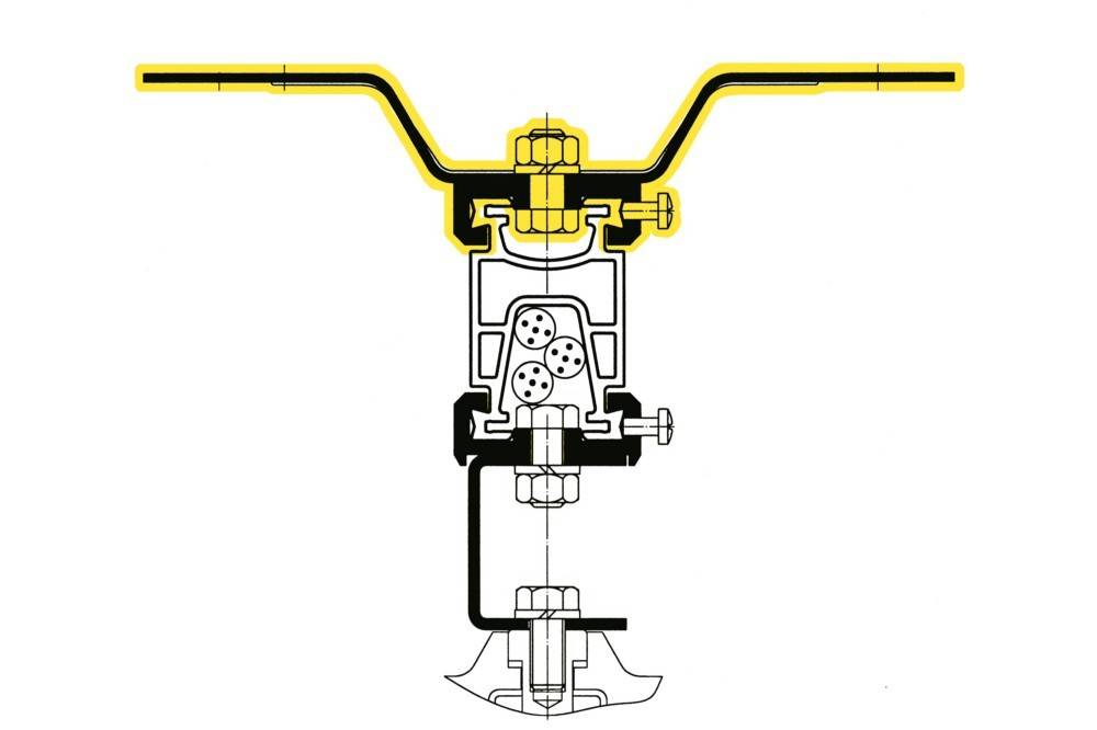 Schuch Licht Trageschienenbefestigung TRSED