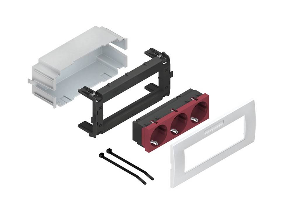Niedax Geräteeinbausystem GES 3 R EDV