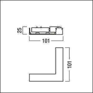 Zumtobel Group Winkelverbinder 90Gr SUP2 TRACK #22169789