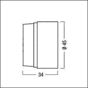Zumtobel Group Abblendtubus SUP2 M TUBE BK
