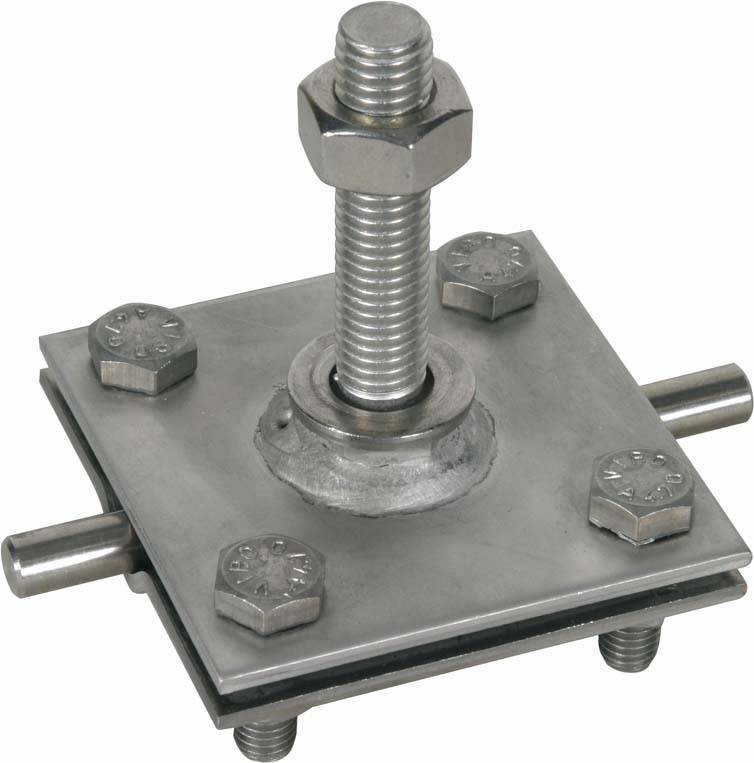 10 Stück DEHN Anschlussklemme V4A AK710FL40GBM12X55V4A