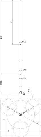 DEHN Fangstange FS22 16 103 #105535