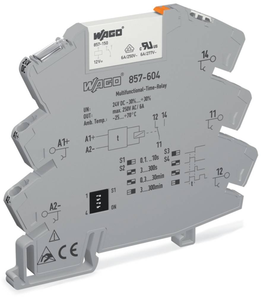 WAGO GmbH & Co. KG Multifunktionszeitrelais 857-604