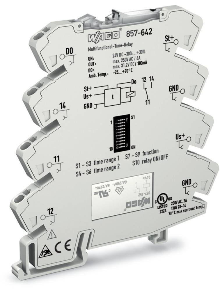 WAGO GmbH & Co. KG Multifunktionszeitrelais 857-642