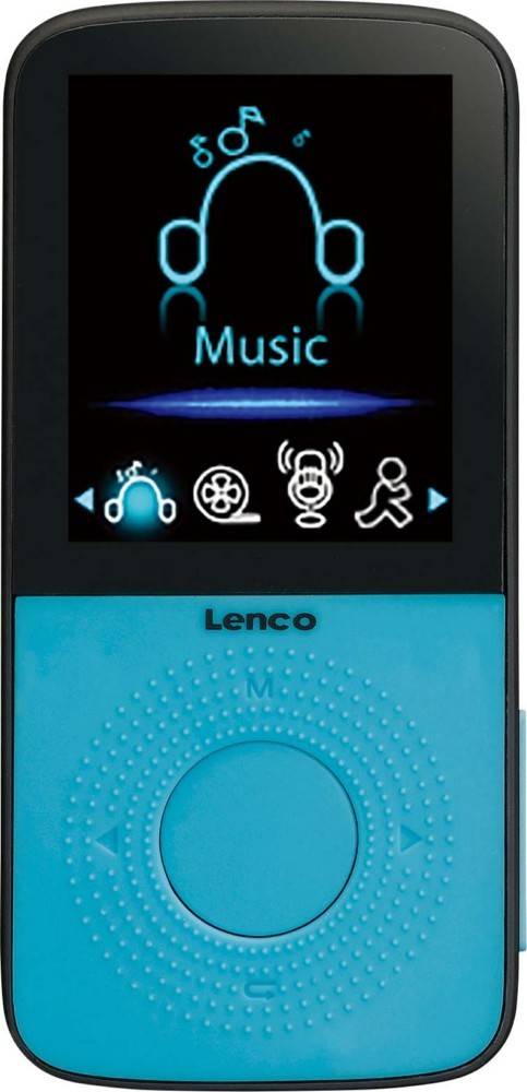 4 Stk. LENCO MP4-Player m.Schrittzähler Podo-153 blue