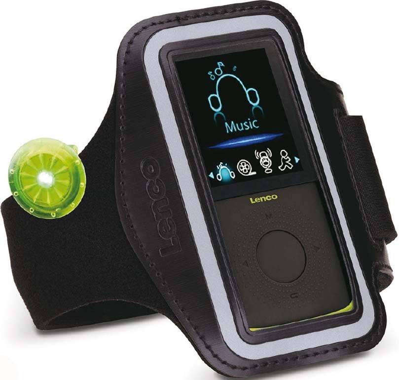 4 Stk. LENCO MP4-Player m.Schrittzähler Podo-153 lime