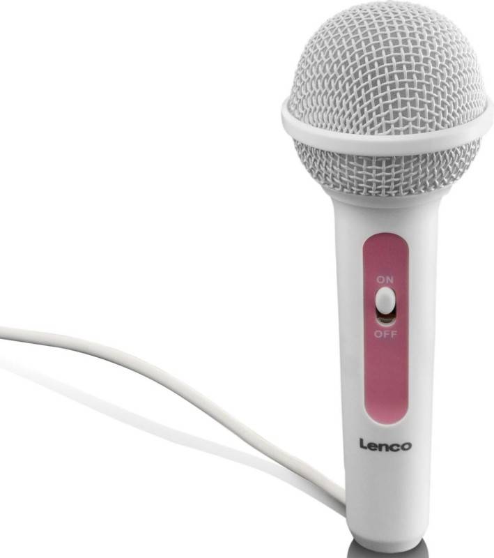 4 Stück LENCO UKW-Radio CD/MP3 tragbar SCD-650 pink