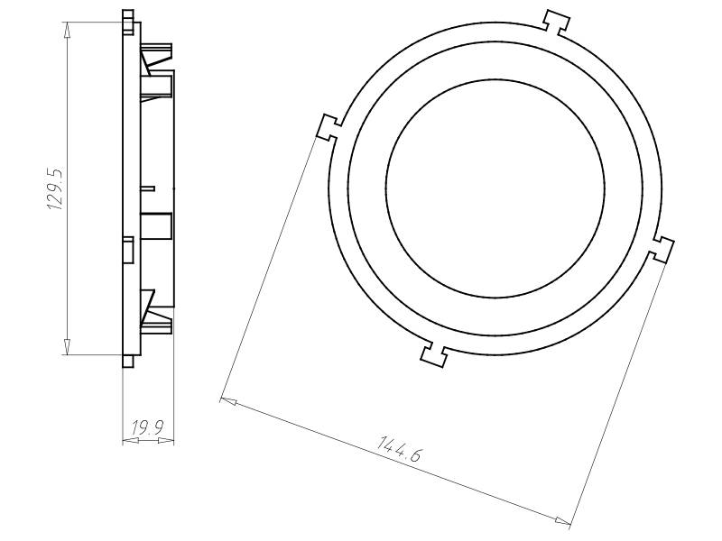 Kaiser Frontteil HaloX 100 1281-04