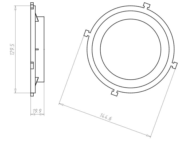 Kaiser Frontteil HaloX 100 1281-05