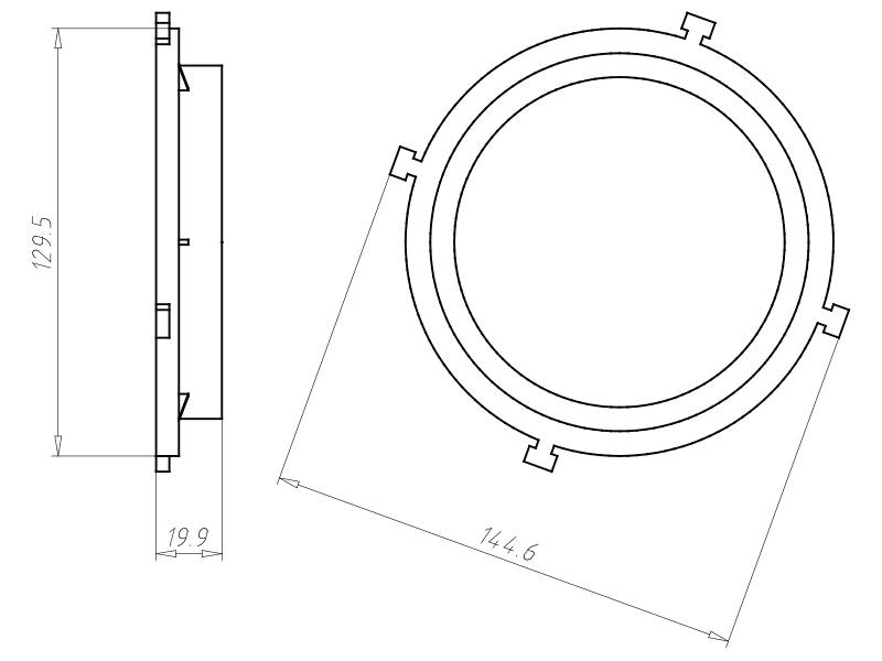 Kaiser Frontteil HaloX 100 1281-07