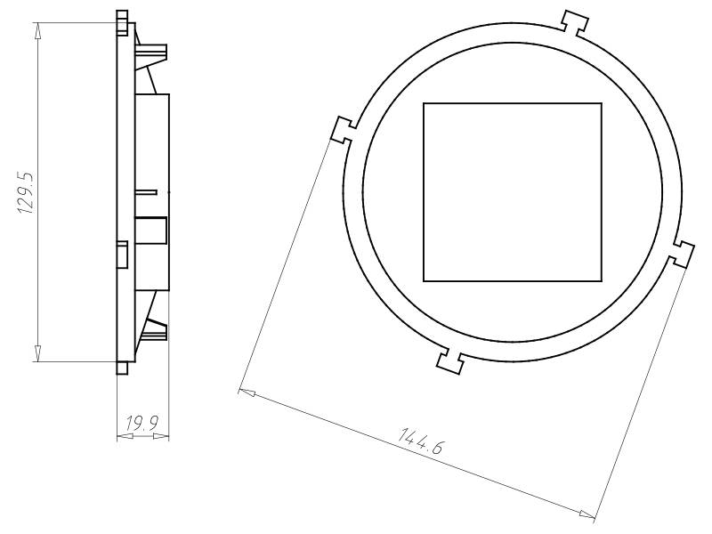 Kaiser Frontteil HaloX 100 1281-08
