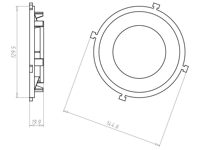 Kaiser Frontteil HaloX 100 1281-62