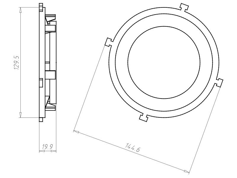 Kaiser Frontteil HaloX 100 1281-64