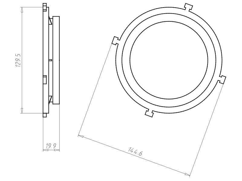 Kaiser Frontteil HaloX 100 1281-66