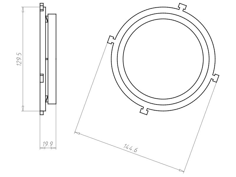 Kaiser Frontteil HaloX 100 1281-67