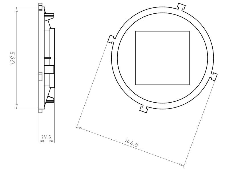 Kaiser Frontteil HaloX 100 1281-68