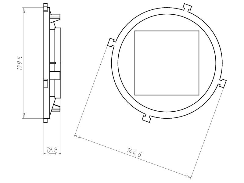 Kaiser Frontteil HaloX 100 1281-69