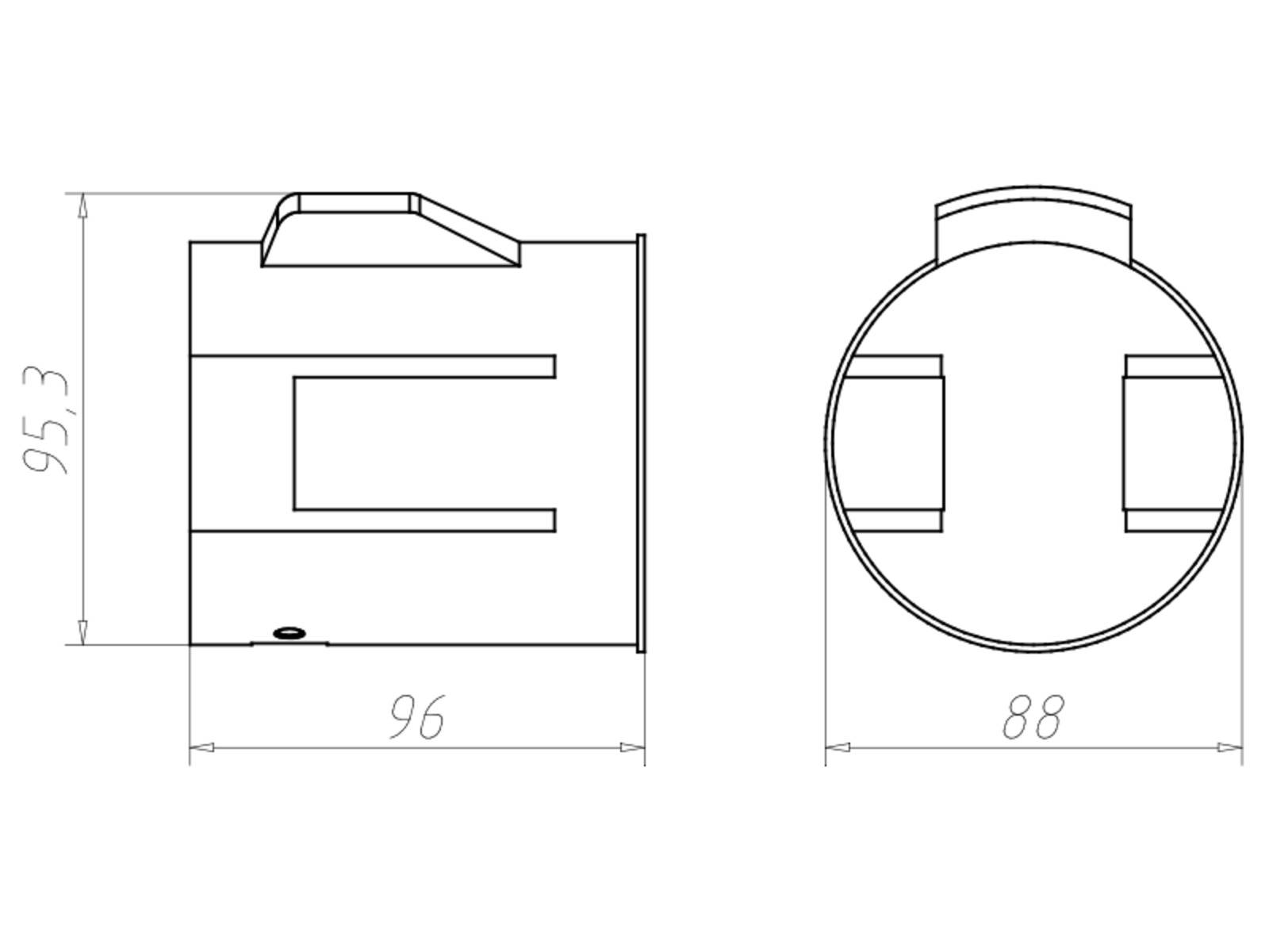 Kaiser Einbaugehäuse ThermoX-LED 9320-21