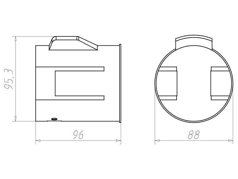 Kaiser Einbaugehäuse ThermoX-LED 9320-21
