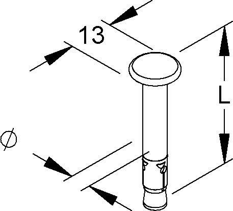 Niedax Nagelanker NA 6X30
