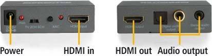 MARMITEK HDMI 4K Audio-Extraktor MARMITEK ConnectAE14