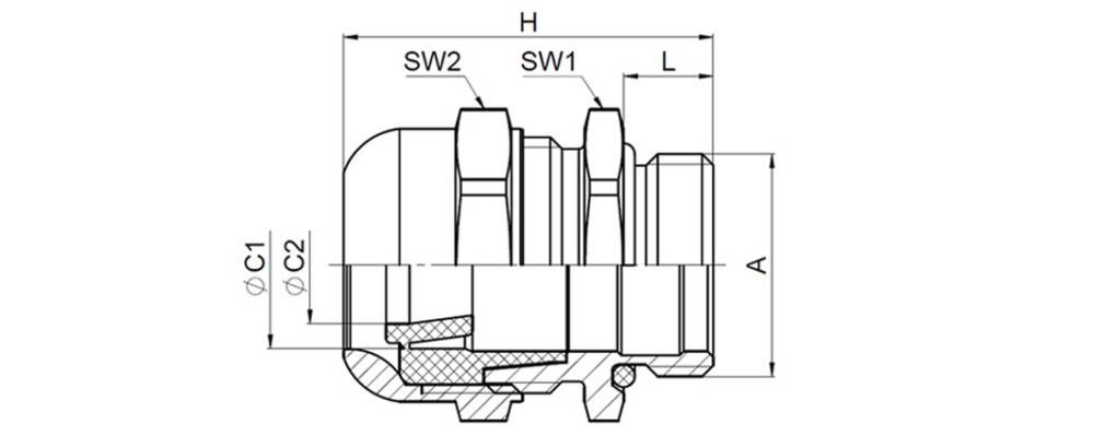 Jacob Kabelverschraubung WADI one M20x1,5